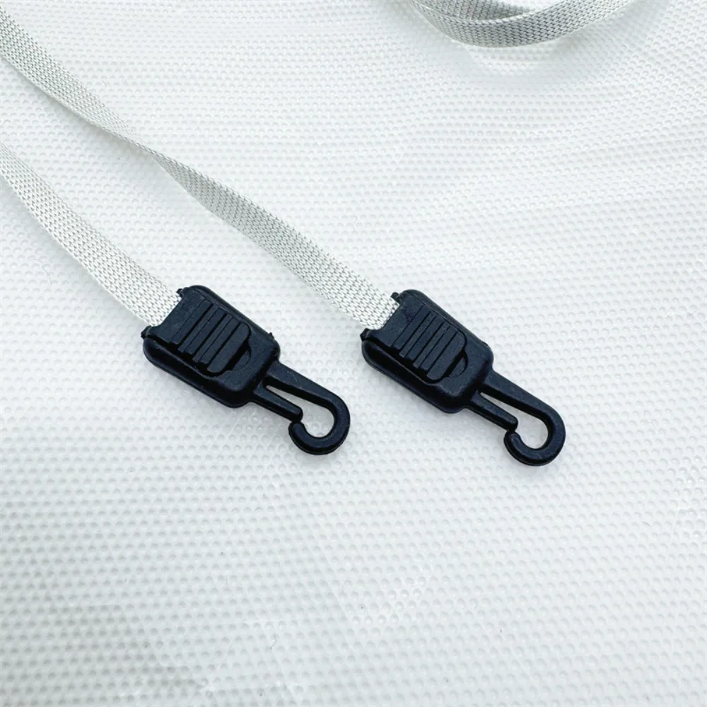 Hook Clips Hat Retainer Quality Removable Elastic Anti-drop Rope Adjustable Anti-lost Windproof Hat Strap Sun Hat