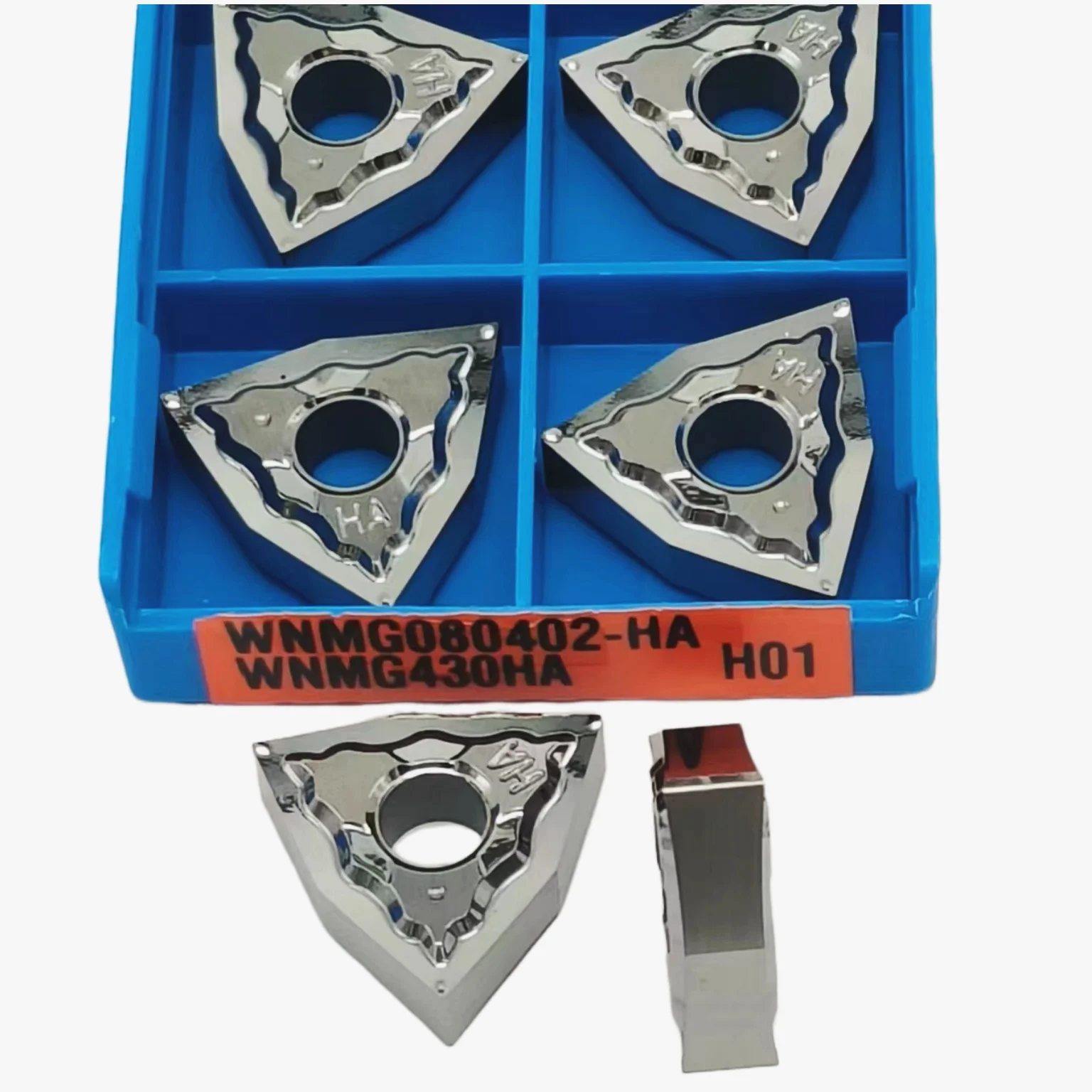 Lâmina de torneamento externo, Inserção de carboneto para alumínio, Peças Torno, Cortador CNC, MWLNR, WNMG080402 WNMG080404 WNMG080408 HA H01