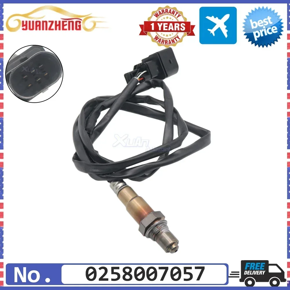 0258007057 LSU4.2 Air Fuel Ratio Lambda O2 Oxygen Sensor AFR For AUDI TT Volkswagen Je tta Golf Beetle 17014 1.8L 99-05 Upstream