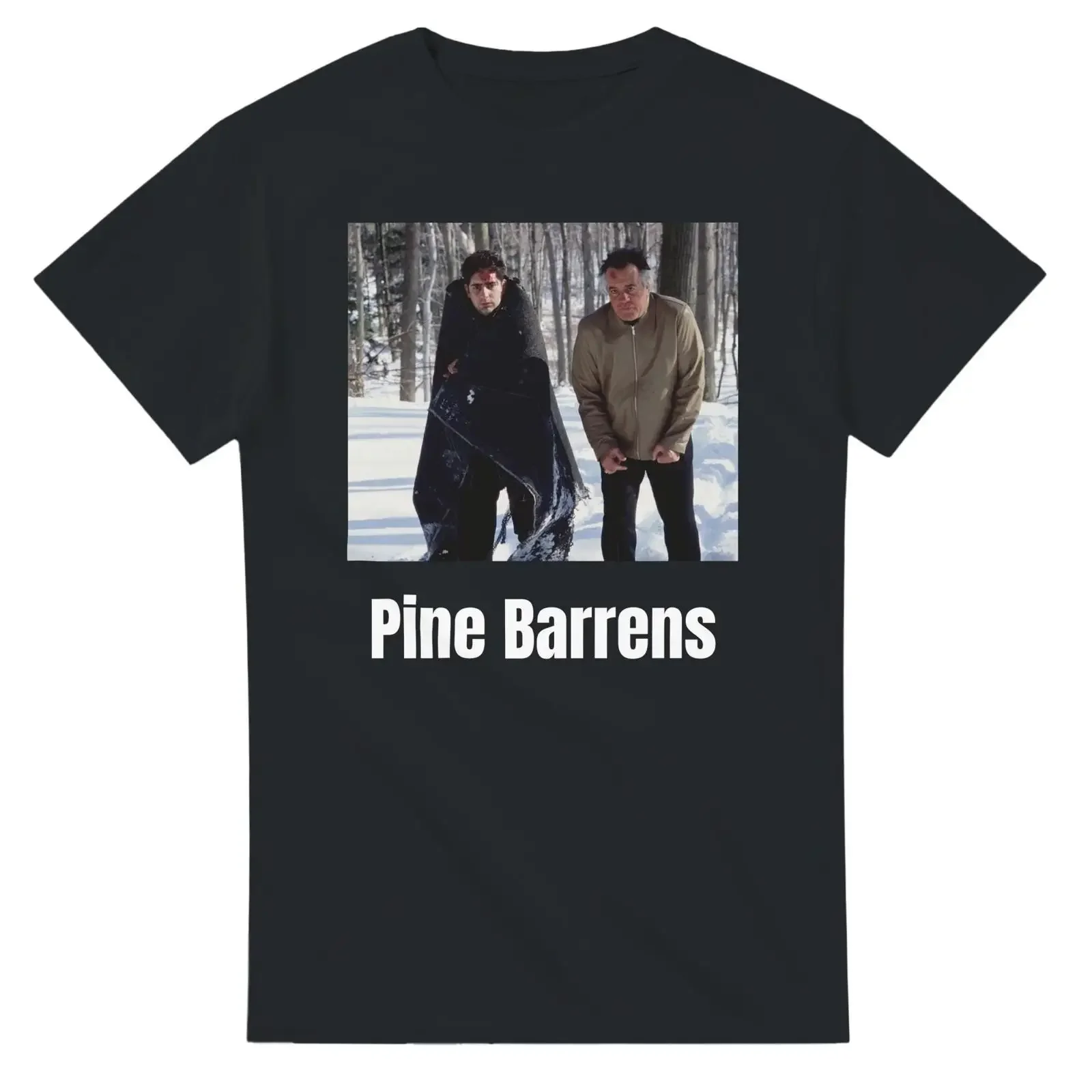 Sopranos Pine Barrens T Shirt with Chrissy amp Paulie Classic Fit vintage Washed Comfortable Top For Everyday Wear Stretched