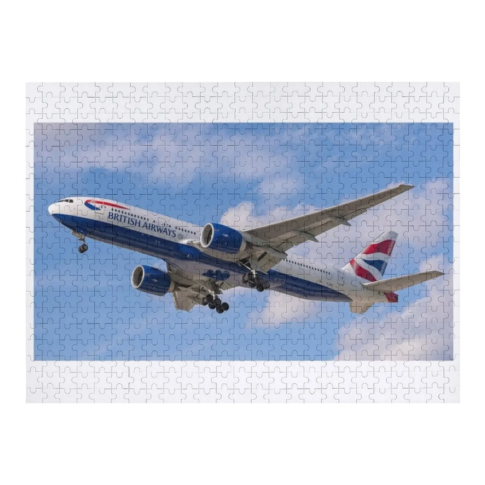 

Пазл British Airways B777 в стиле аниме, индивидуальный подарок для детей, пазл