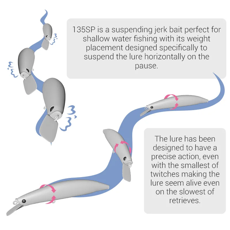 Noeby – appât dur artificiel en suspension pour la pêche, leurre pour attraper des poissons tels que les bars, les brochets et les ménés, avec