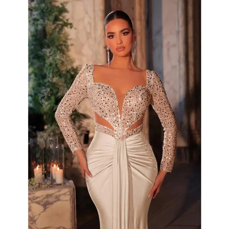 

Эластичный спортивный костюм-тройка Dr H 4982 с пайетками и вставками из прозрачной ткани для мужчин, осенний сезон