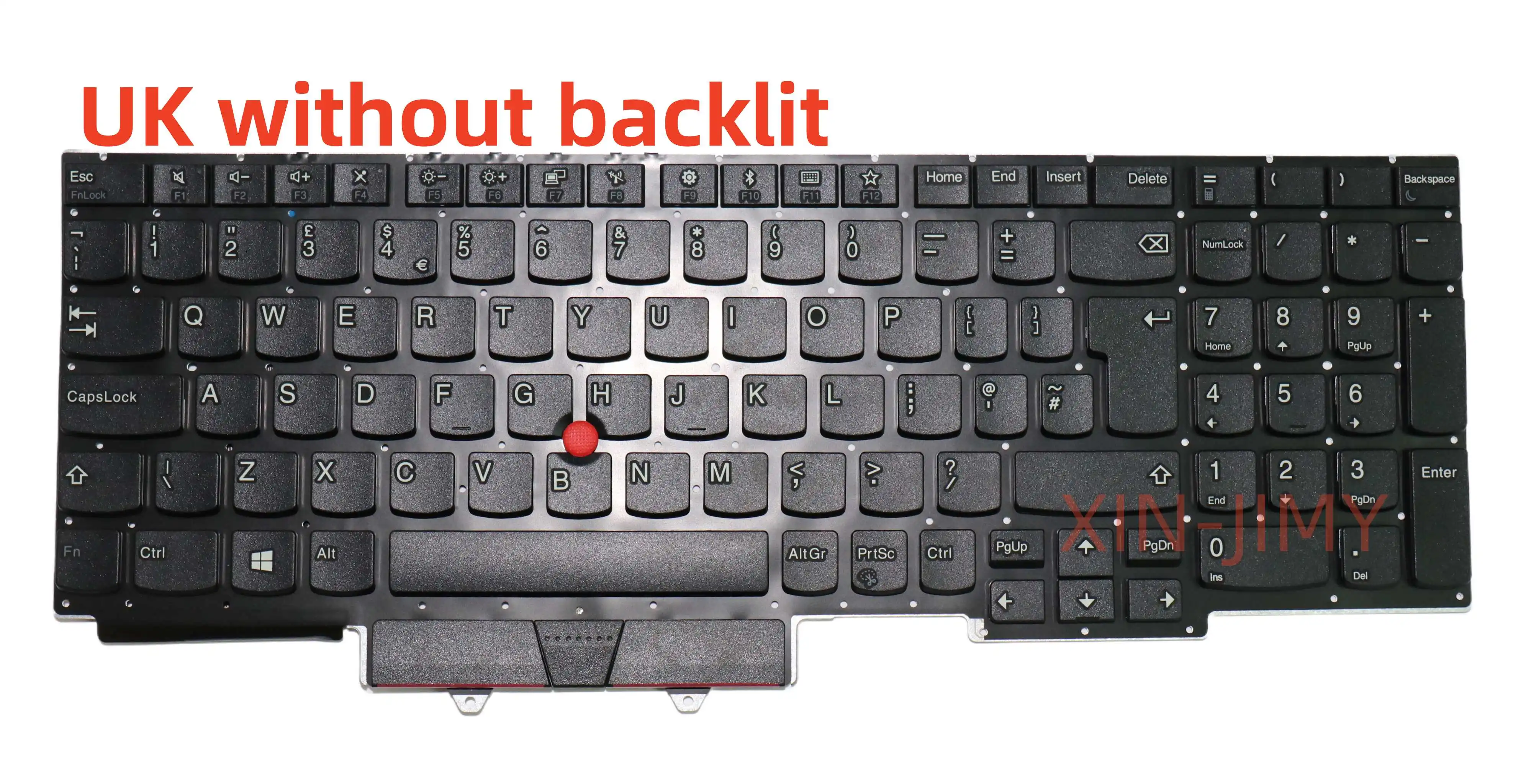 

Черная британская клавиатура для ноутбука Lenovo Thinkpad E15 R15 Gen2 Gen3 Gen4 с указателем без подсветки