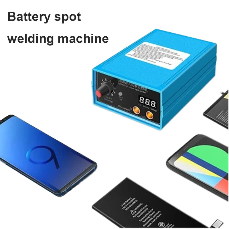 High Power 5000W Handheld Spot Welding Machine Portable Welders For 18650 Battery With Footpedal Welding Tools