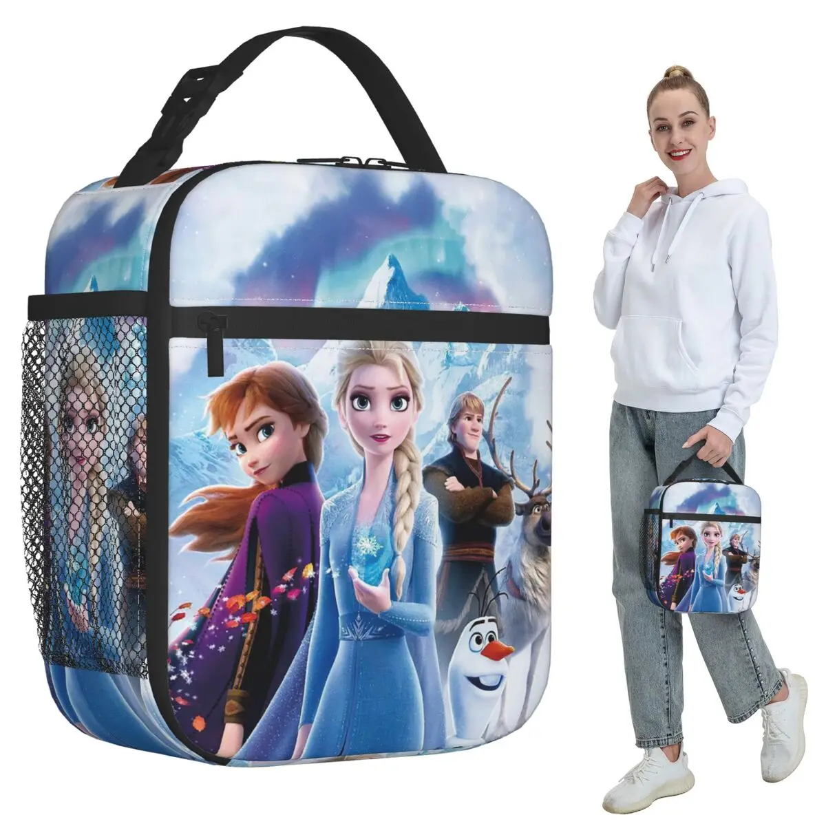 

Frozen Insulated Lunch Bag for Women Office Cooler Thermal Food Box Tote Leakproof Lunch Boxes Container