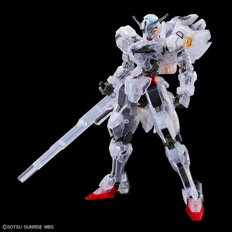 Bandai THE GUNDAM BASE LIMITED GUNDAM CALIBARN CLEAR COLOR  Anime Action Figure Assembly Model Toys Collectible Model Ornaments