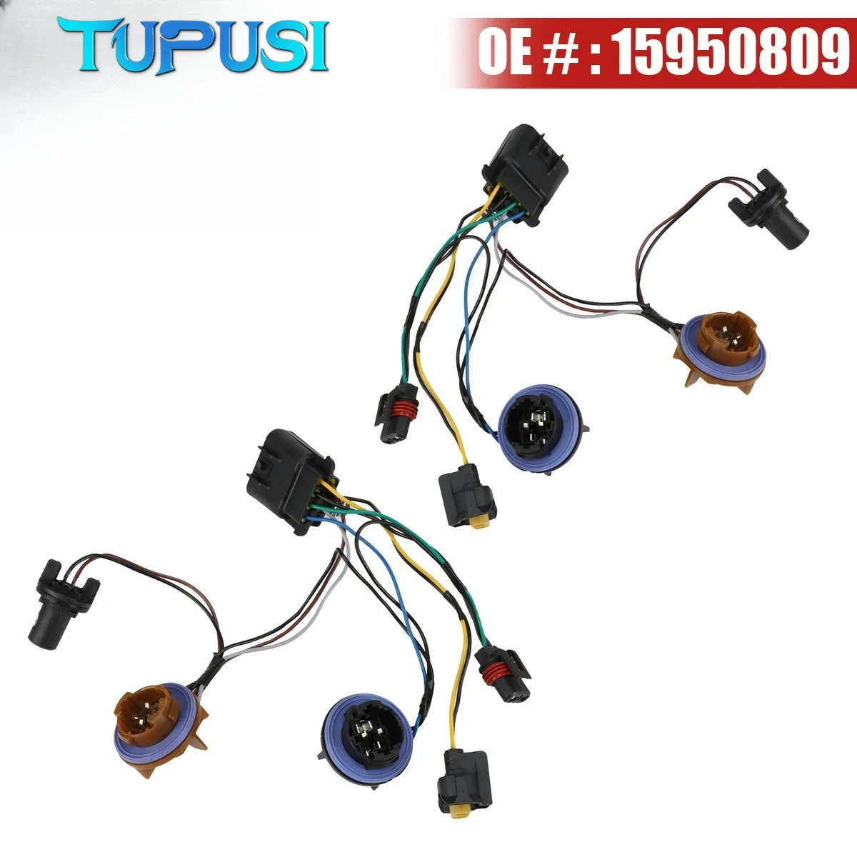 

Headlight Wiring Harness 15950809 15782377 for Chevy Avalanche Tahoe Suburban 1500 2500 2007 2008 2009 -2013 Accessories