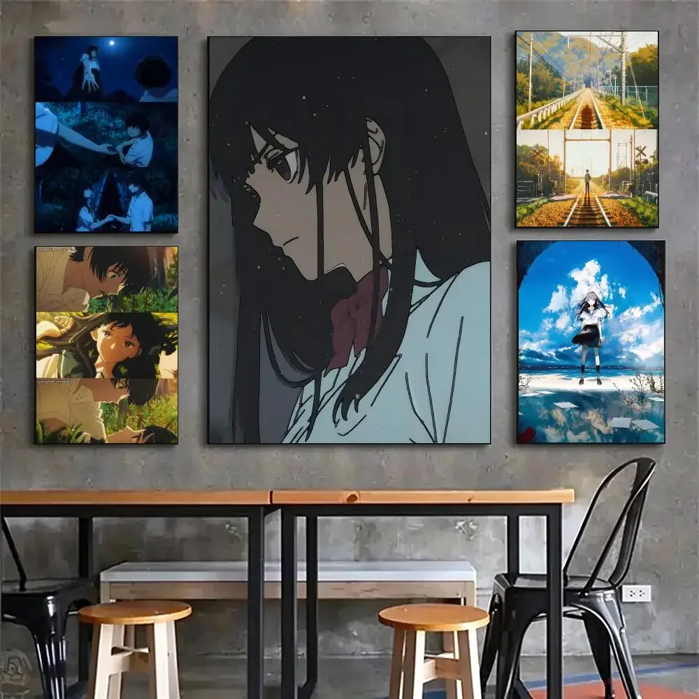anime Tunnel to Summer the Exit of Goodbyes Poster HD Printing Vintage Luxe Home Decor Wall Art for Living Rooms Entryways Gift