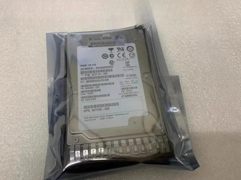 

653960-001 300G 15K SAS 2,5 дюйма 652611-B21 Разборный жесткий диск Используется