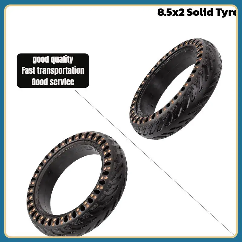 

8,5-дюймовые (8,5x2,0) цельнолитые шины с двойной сотовой структурой, подходящие для электросамоката M365 Pro.