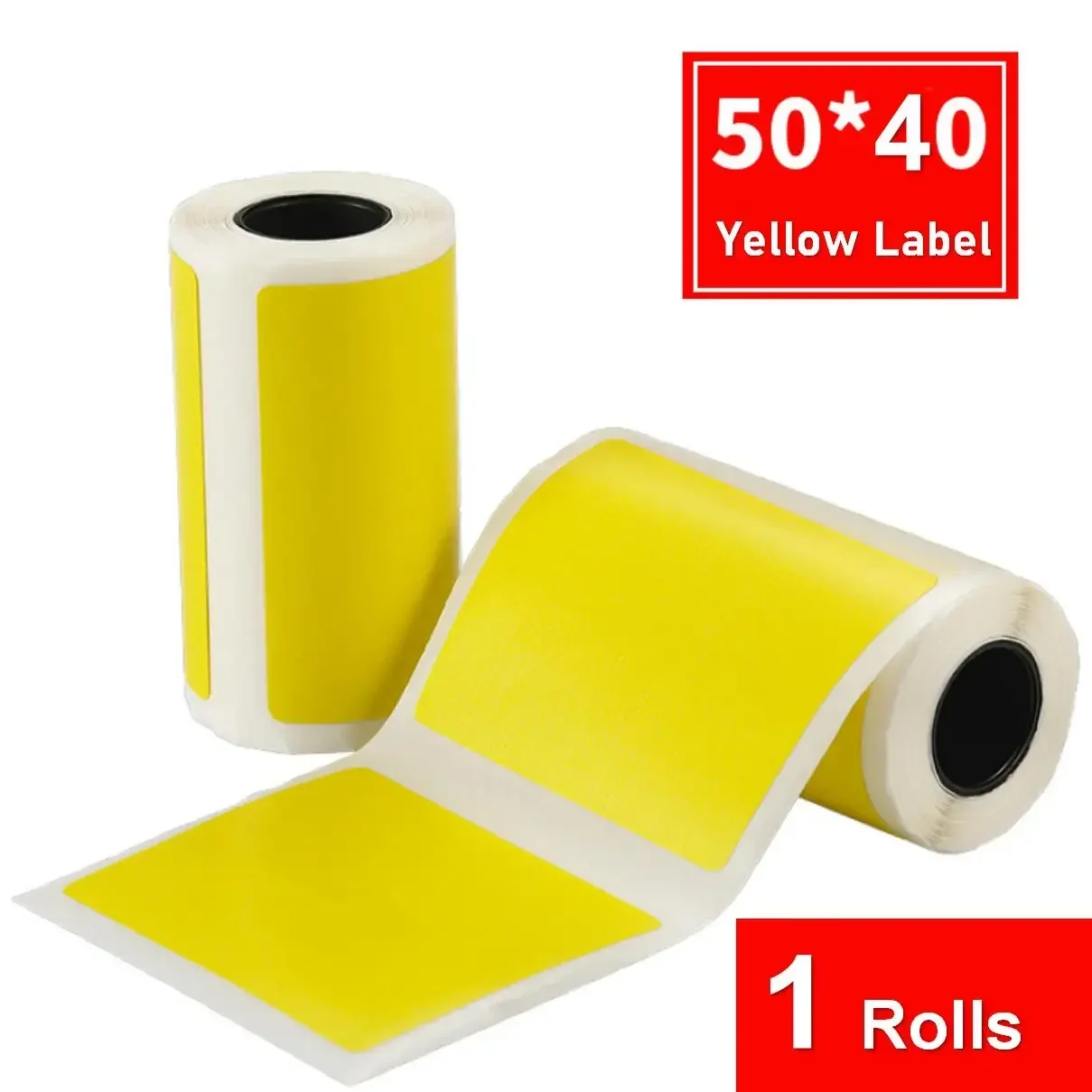 3 Rolls 50X30 50X40 Thermisch Papier Sticker Label Fotopapier Kleur Papier voor Mini Printer PeriPage PAPERANG Printer