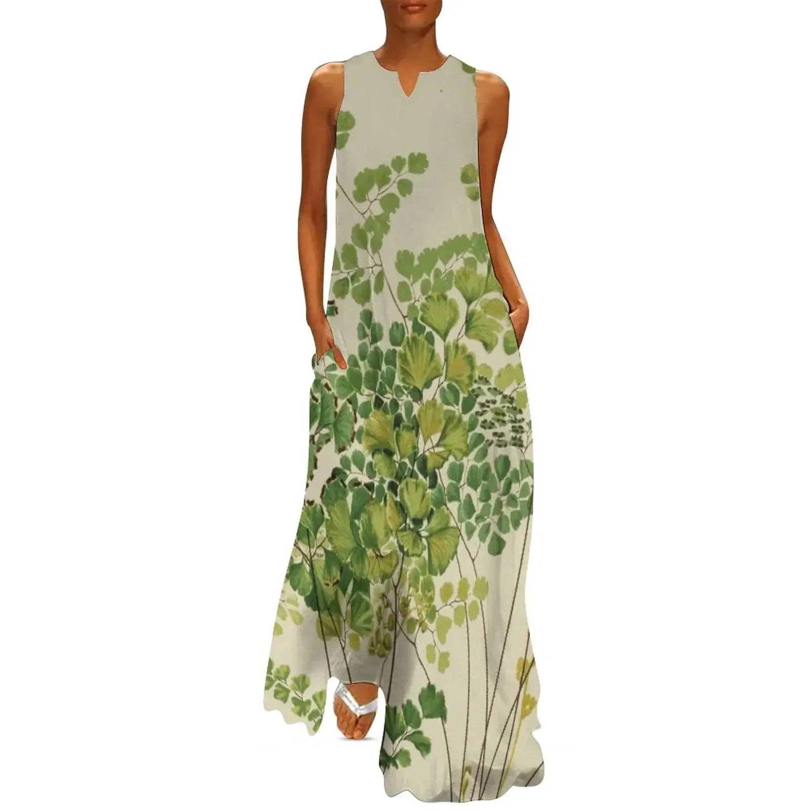 

Maidenhair Ferns Long Dress dress for women dresses for woman 2025 luxury dresses Dresses Dress