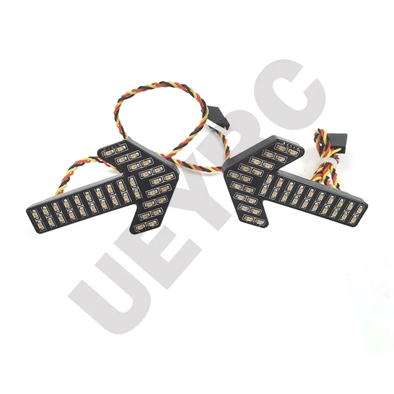 1:14 Scale 4 Working Modes LED Arrow Indicator Light for Tamiya RC Truck for SCANIA 770S R620 for VOLVO FH16 ACTROS AROCS Car