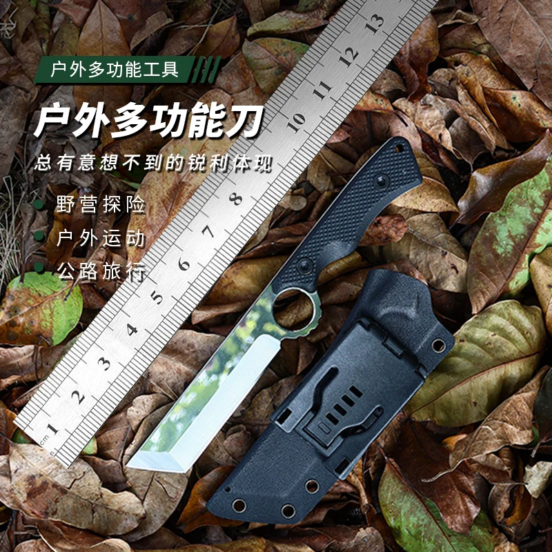 

Home Kitchen Outdoor Accessories Fruit Knife Sharp D2 Steel High Hardness Boning Knife Camping Fishing Field Survival Knife Tool