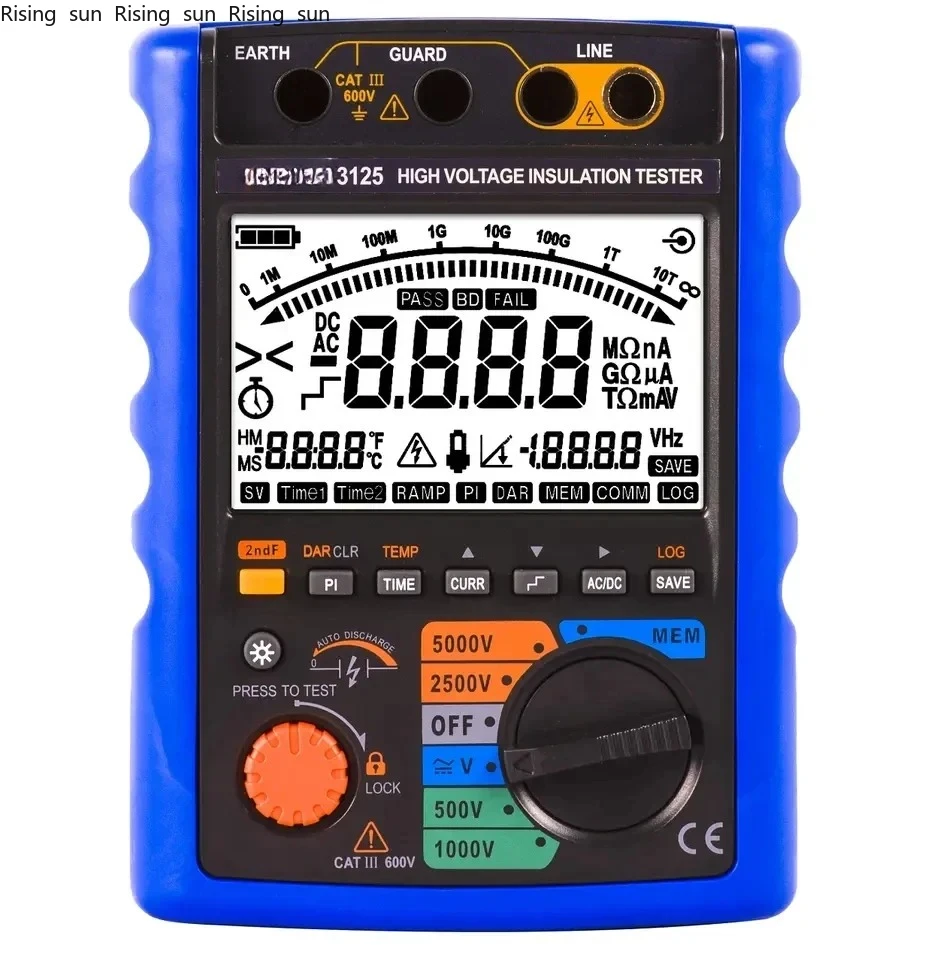 

2025.4 VICTOR Digital Insulation Resistance Tester VC3125 High Voltage Megohm Meter 5000V