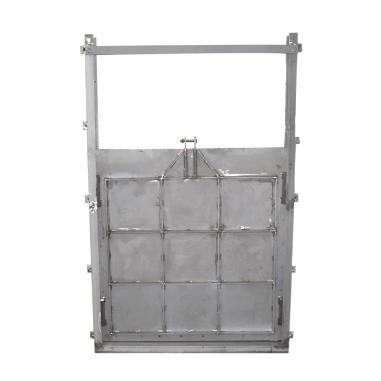 Stainless steel sluice wall pressure valve Manual/electric/pneumatic control for high temperature water Fast Delivery