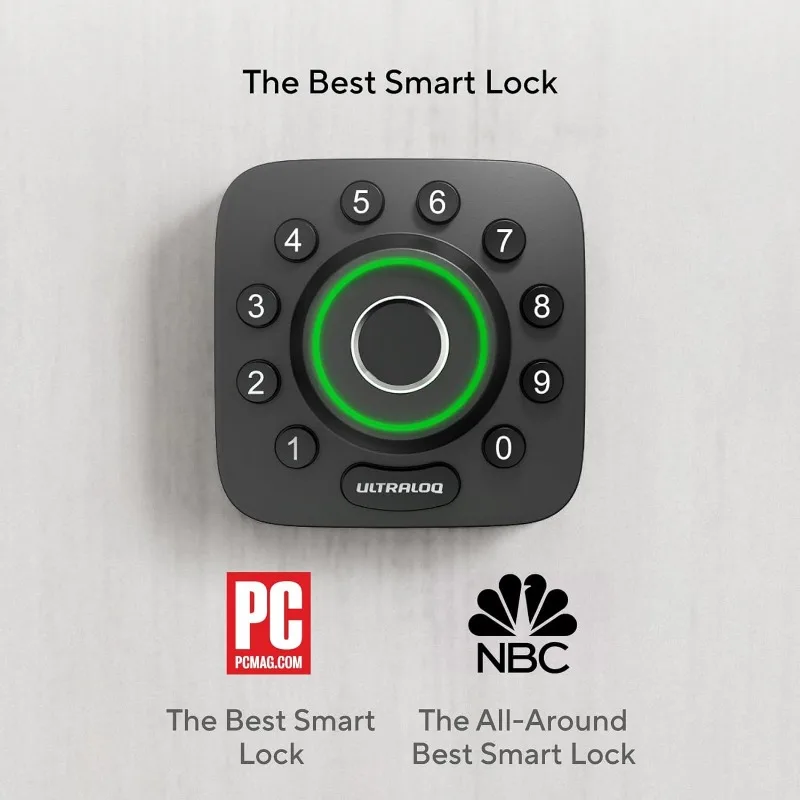 Imagem -02 - Ultraloq-u-bolt Pro Smart Lock Keyless Entry Door Lock id de Impressão Digital Aplicativo e Teclado Deadbolt em 1