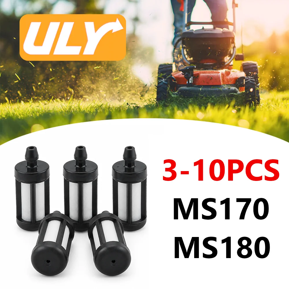 3-10PCS Fuel Filter 0000 350 3500 for Stihl 017 MS170 MS171 018 MS180 MS181 Chainsaw Backpack Leaf Blower Replacement Parts
