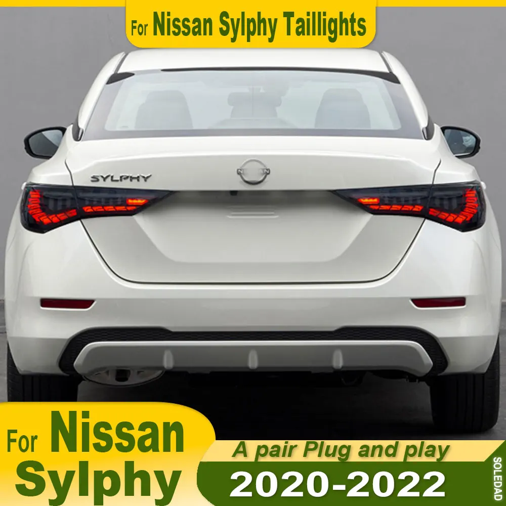 

Car Taillight For Nissan Sylphy 2020 2021 2022 2023 2024 Car Accessories LED Tail Lamp Rear DRL Signal Automotive Plug And Play