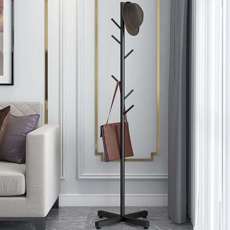 Nordic Stehend Mantel Rack Stehen Goldene Taschen Metall Moderne Kleiderbügel Boden Wohnzimmer Rack Para Ropa Halle Möbel