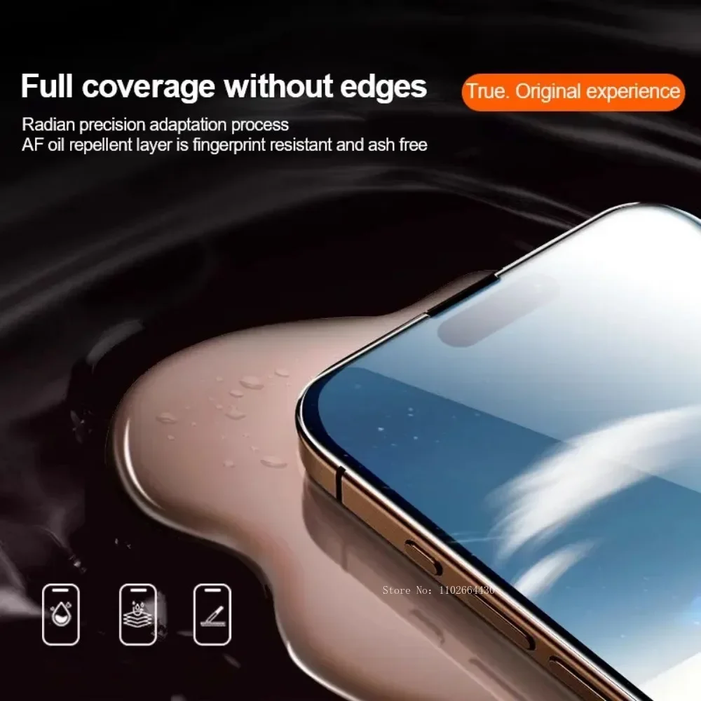 3Pcs Privacy Glass Smartphone For IPhone 16 15 Plus Tempered Glass Protective Film 14 13 12 11 Pro Max Phone Screen Protector