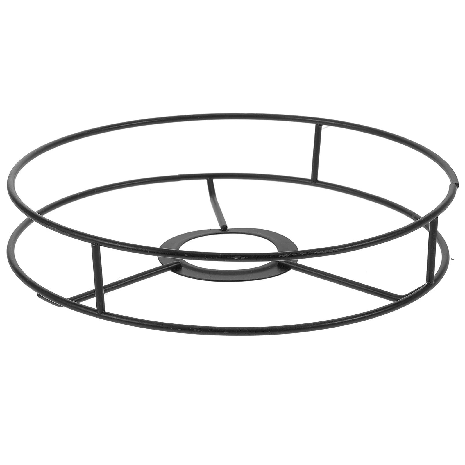 

Round Lamp Frame Metal Diy Lampshade Frame For Table Light Shade Replacement Lighting Accessories Sturdy Easy Install