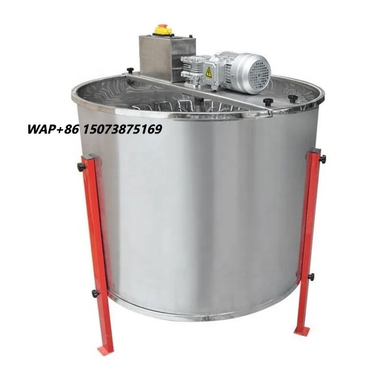 New Design 12 Frame Electric Honey Extractor Machine With Stainless Steel Drum