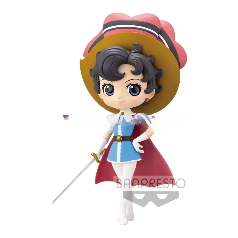 In Stock Original BANPRESTO Q Posket Princess Sapphire Knight PVC Action Figure Model Doll Gift 13cm Collectible Gift