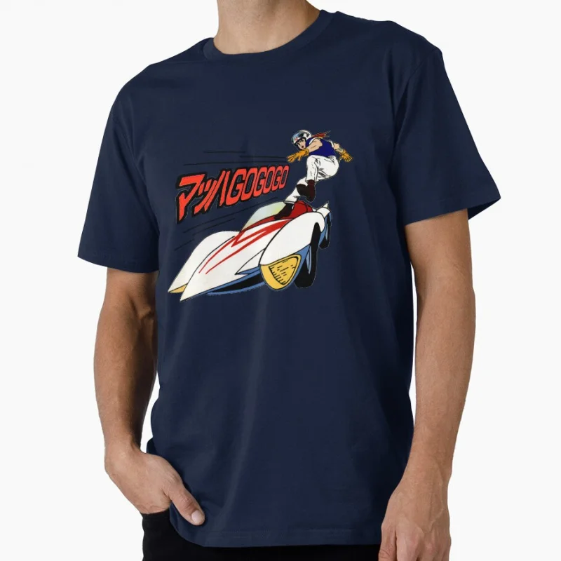 1208 Speed Racer Go Go Go Anime Gift t shirt for man Mach 5 Manga print Graphic Tee Y2K clothes All size S-6XL Cartoon Tops
