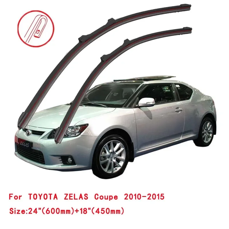 

For TOYOTA ZELAS Coupe 2010-2015 Car Windshield Wiper Blade Front Windscreen Brushes Washer Accessories Window Replacement Parts