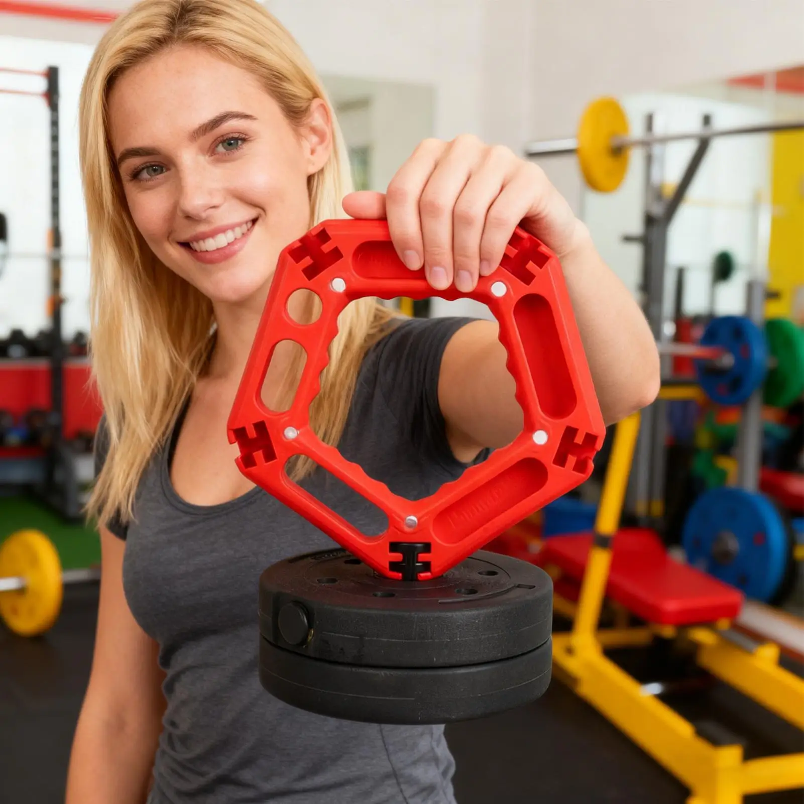 Hand Strengthener Multi-Level Adjustable Dumbbell Attachment Finger Exerciser For Youth Teens Grandma Grandpa Wife Men Women