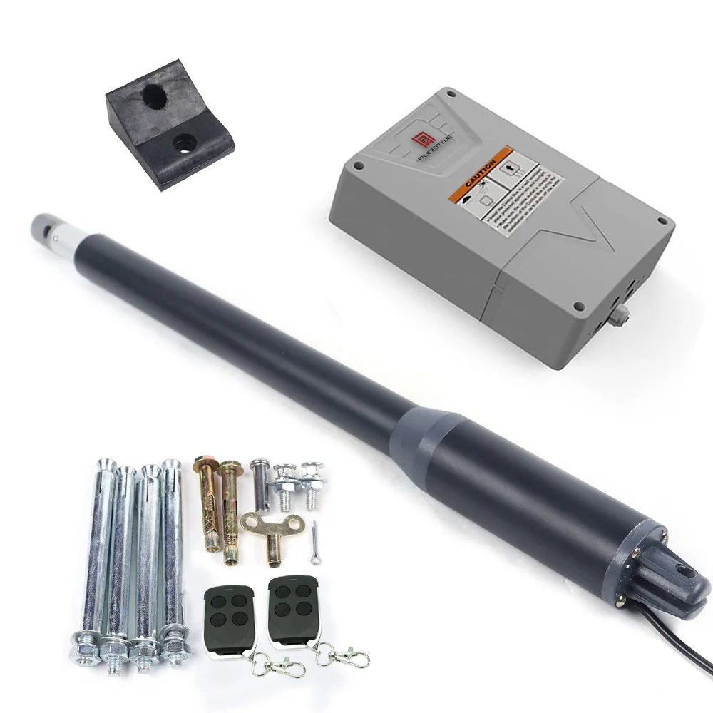 Electric Gate Opener Medium Duty Single Swing Gate Opener Automatic Gate Motor Closer for Single Fence Door Up to 440lb 16FT