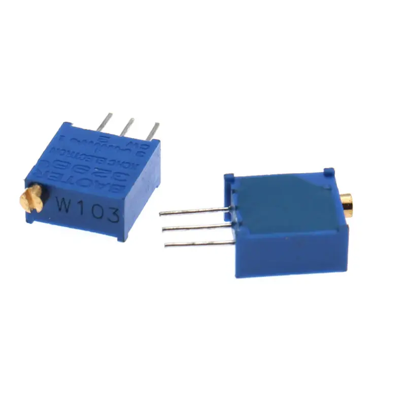 26 Buah/Set Kit Potensiometer 3296W 100R 200R 500R 1K 2K 5K 10K 20K 50K 100K 200K 500K 1M Set Resistor Variabel 13 Nilai X 2 Buah