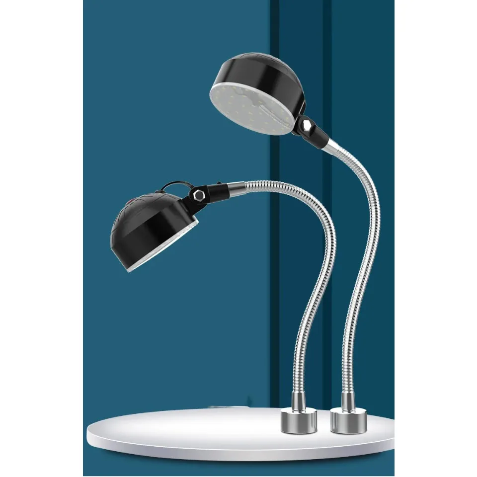 1PC LED Machine Tool Work Light Strong Magnetic Base Magnet Punch Milling Machine Grinder Mechanical Lighting Table Lamp 220V24V