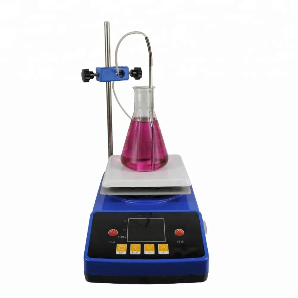 500ml Small Temperature Constant magnetic stirrer with hot plate manufacturer