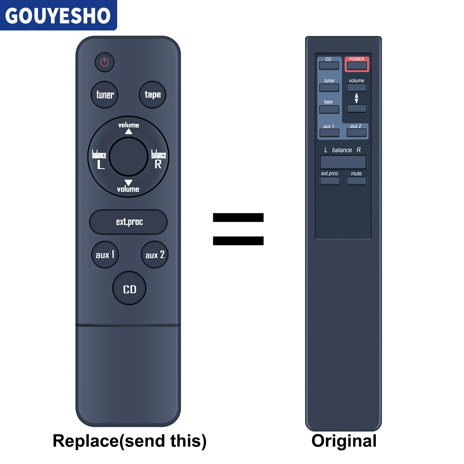 New GFP-750 Replacement Remote Control For ADCOM Preamplifiers GFP750 Home Theater