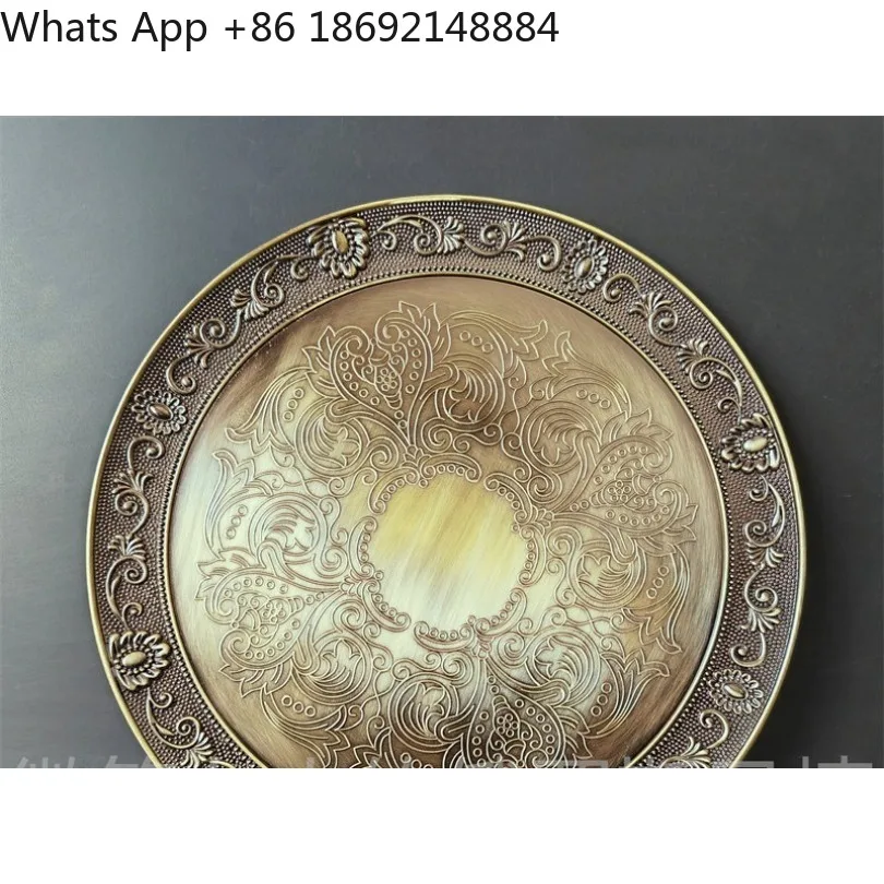 R50 fruit tea looking pan basket bronze rose diameter 19.5 cm
