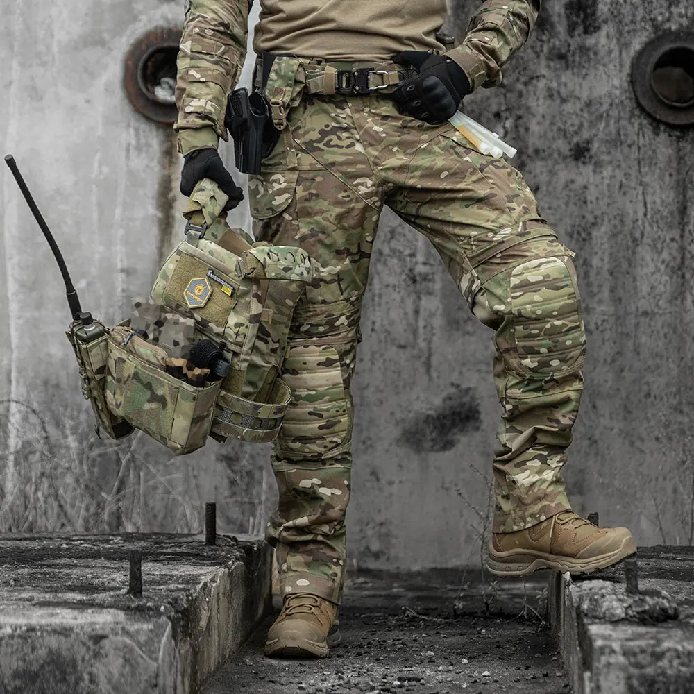 Emersongear Anaconda 모든 지형 전투 바지 전술 의무 카고 바지 야외 캠핑 훈련 Airsoft EM9743