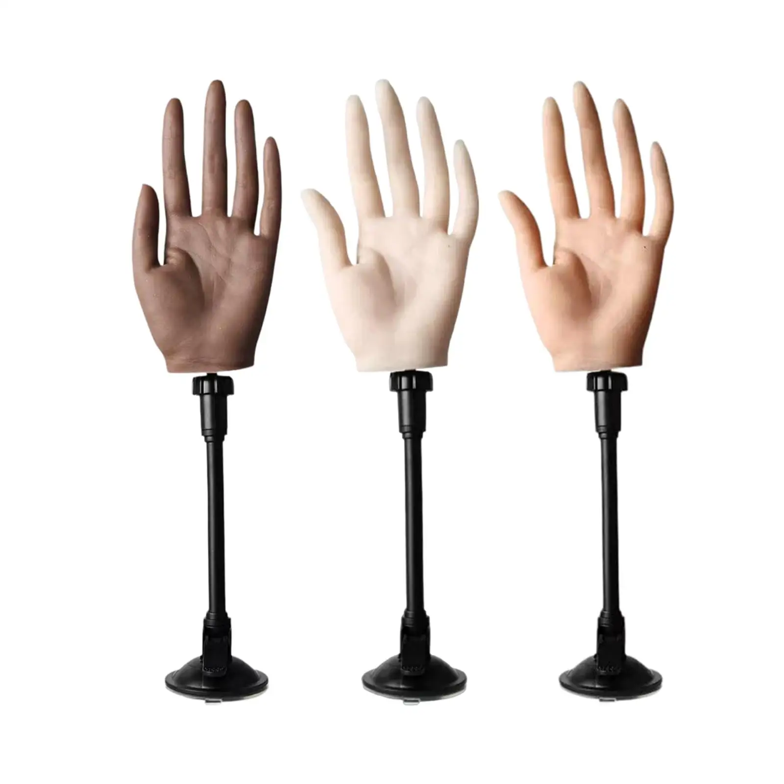 

Practice Hand Soft Silicone Simulation Hand Model for Students Manicure Shop
