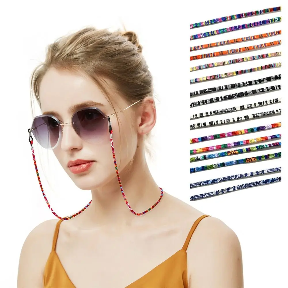 3pcs Portable Universal Glasses Chain Anti-slip Retro Eyeglass Lanyard Mask Strap Glasses Glasses Accessories