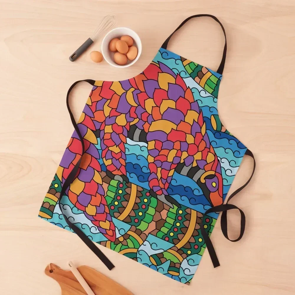 

Pangolin Apron Cleaning Products For Home Hairdressing Kitchen accessories Chef jacket men Apron