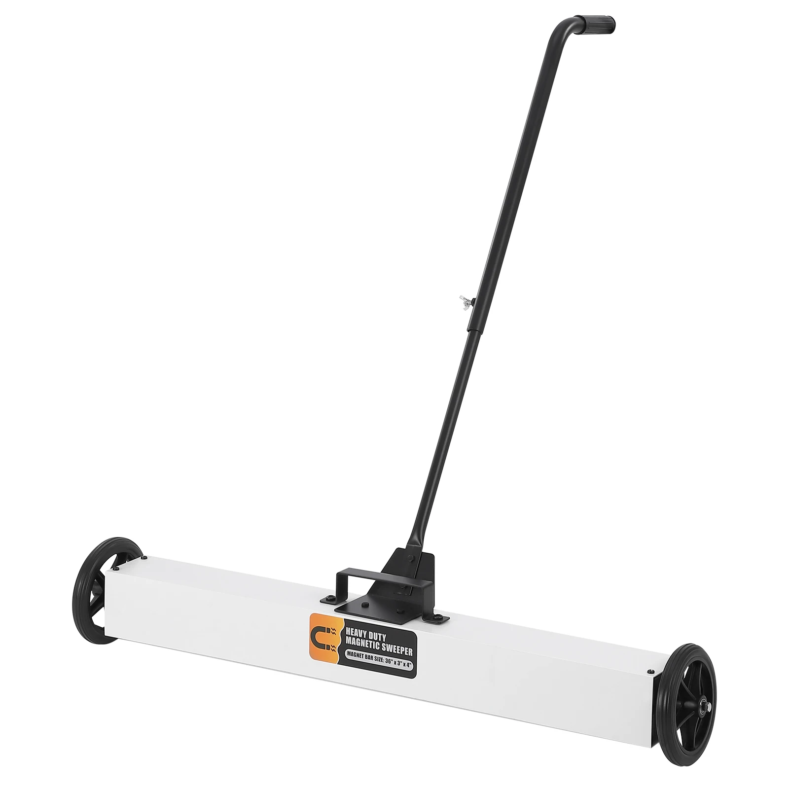 Magnetic Sweeper  Rolling Magnetic Sweeper with Wheels and Adjustable Telescoping Handle, Magnet Sweeper to Pick Up Nails