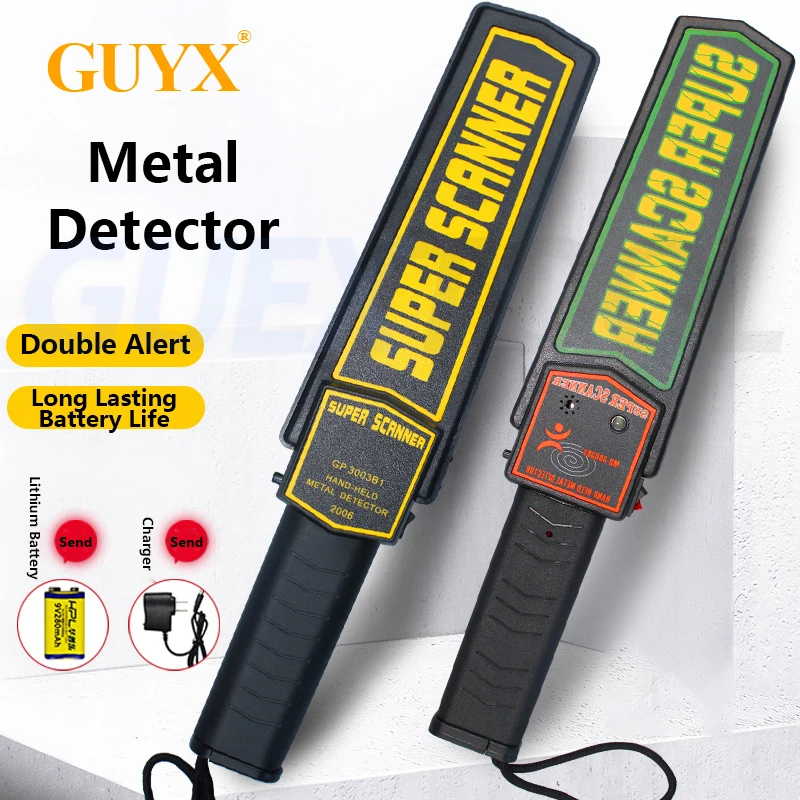 Metal Detector Handheld Metal Detection Security Scanner Finder Wall Detector Safe Checking Electronic Measuring Body Search