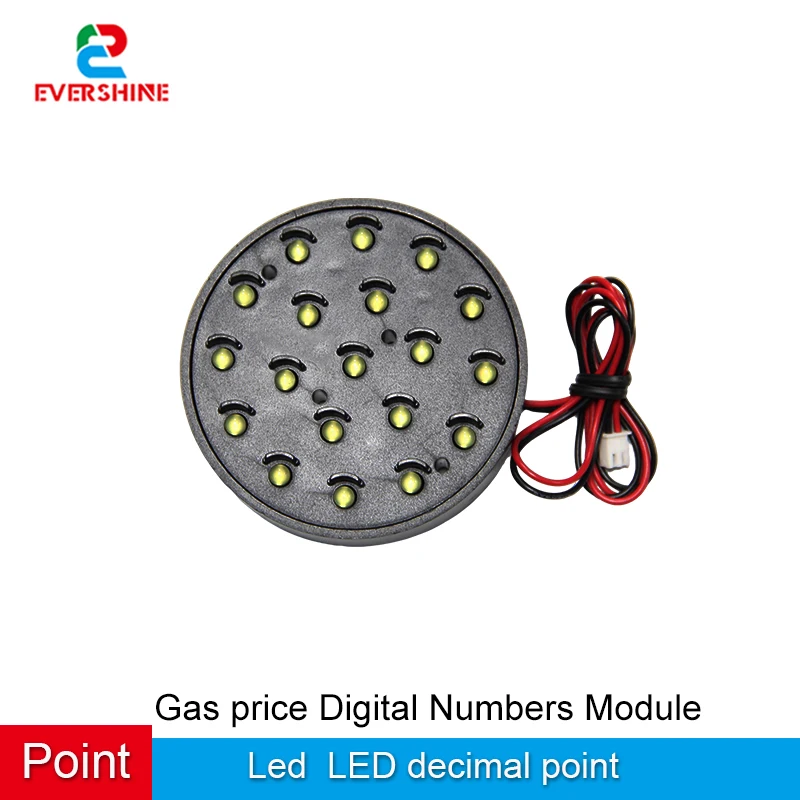 2PCS Gas price Digital Numbers Module LED decimal point ,outdoor waterproof led signs usage for 18'' 20'' 22'' 24'' 36'' 48''