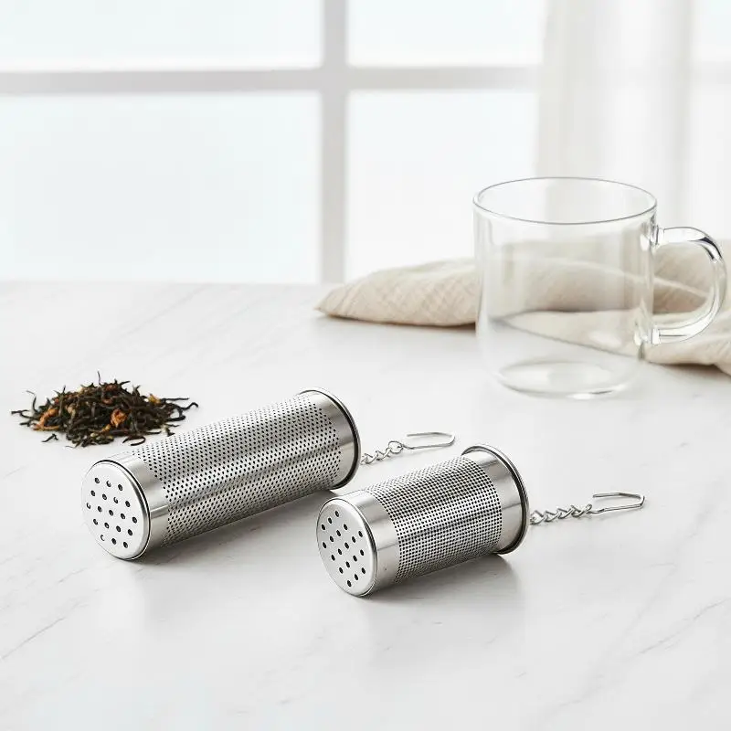 Food-Grade 304 Stainless Steel Tea Infuser Strainer, Delivers Debris-Free, Full-Flavor Loose Leaf Tea Brewing Experience