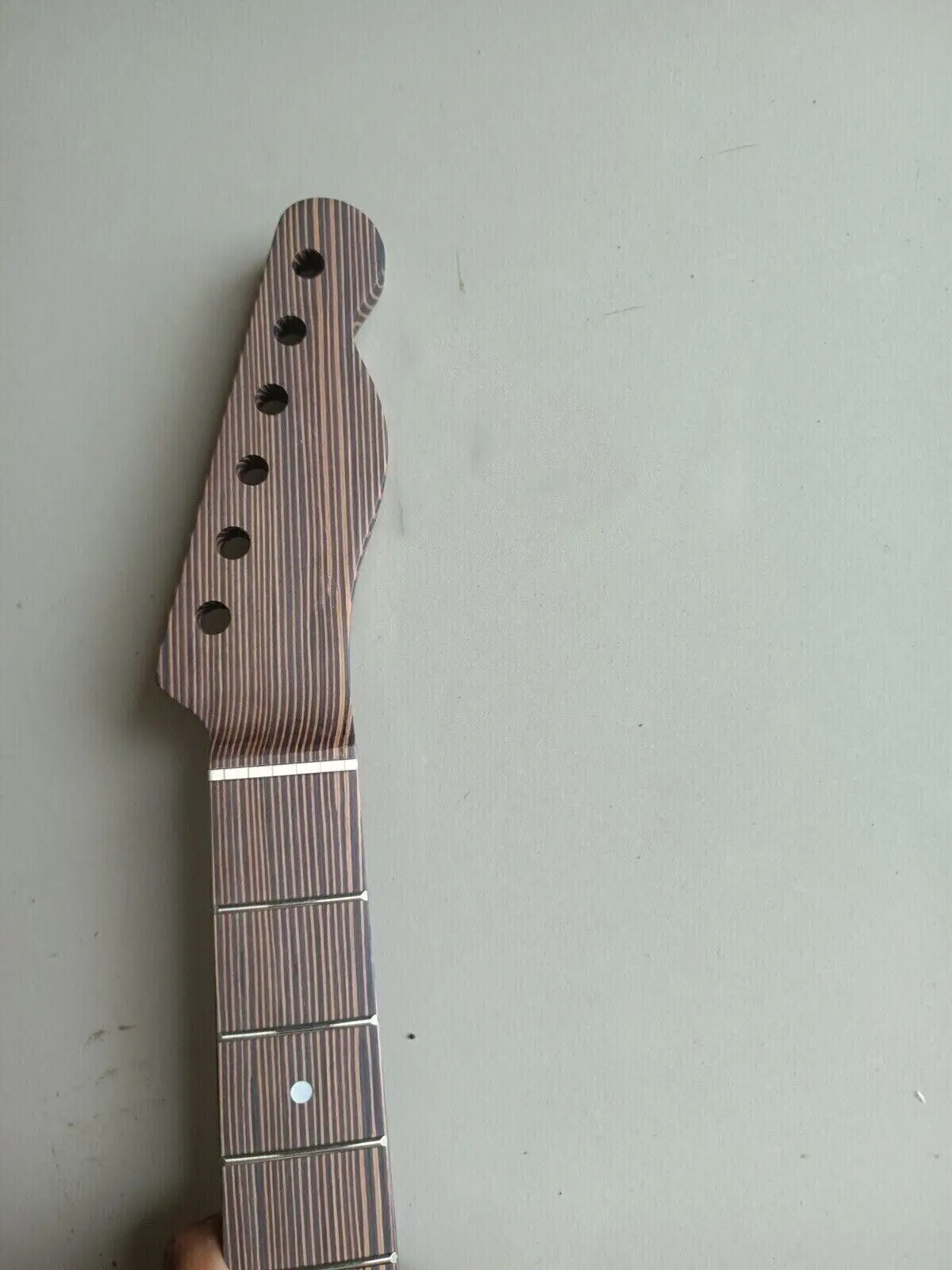 

25.5 inch Tele Zebra Wood Electric Guitar Neck 21 Frets Canada Maple fingerboard