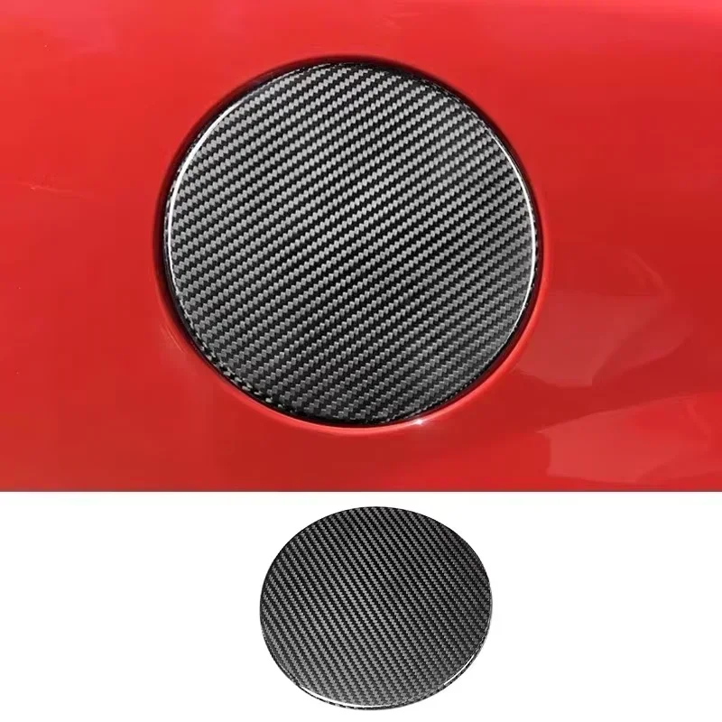 For Chevrolet Camaro Real Dry Carbon Fiber 2010-2023 Exterior Decoration Inner Fuel Tank Cap Outer Modification Accessories