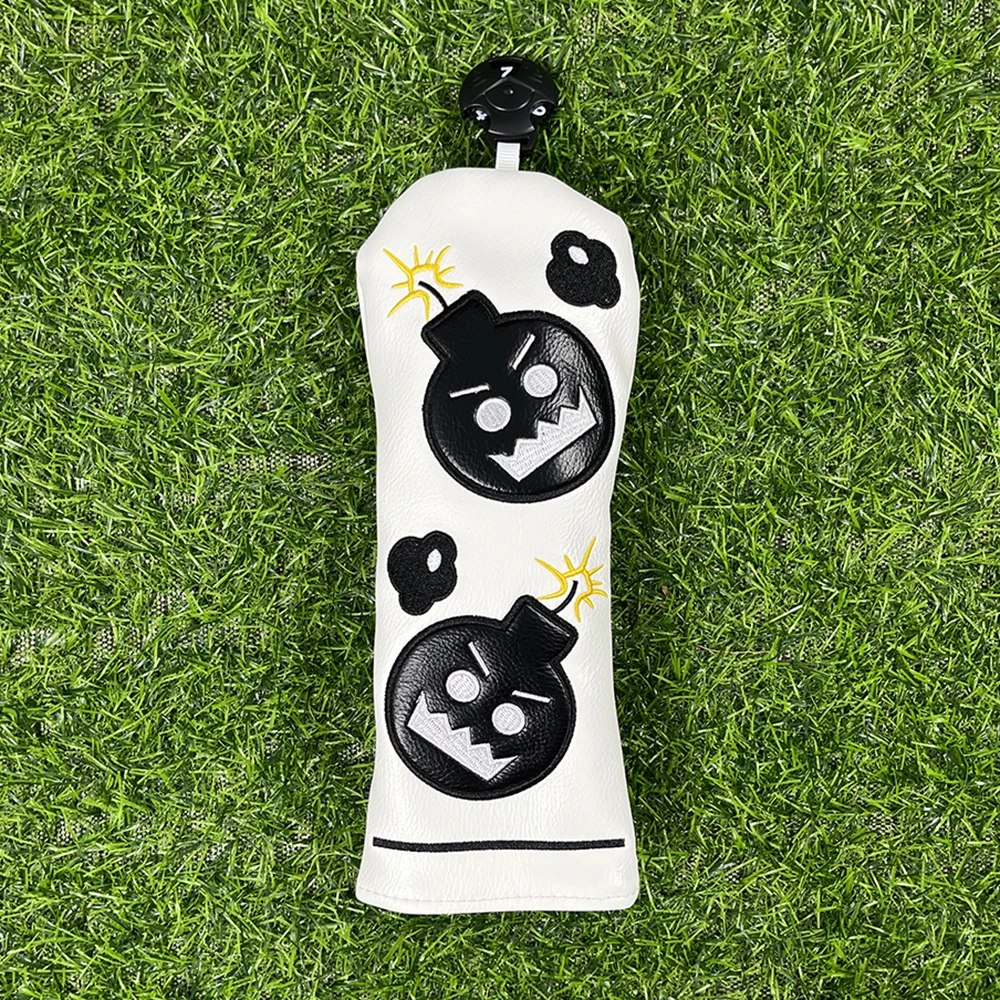 Devil Golf Club Cover Head Cover Protective Cover 135 Fairway Wooden Chicken Leg Stick Cover Pusher Cover image 5