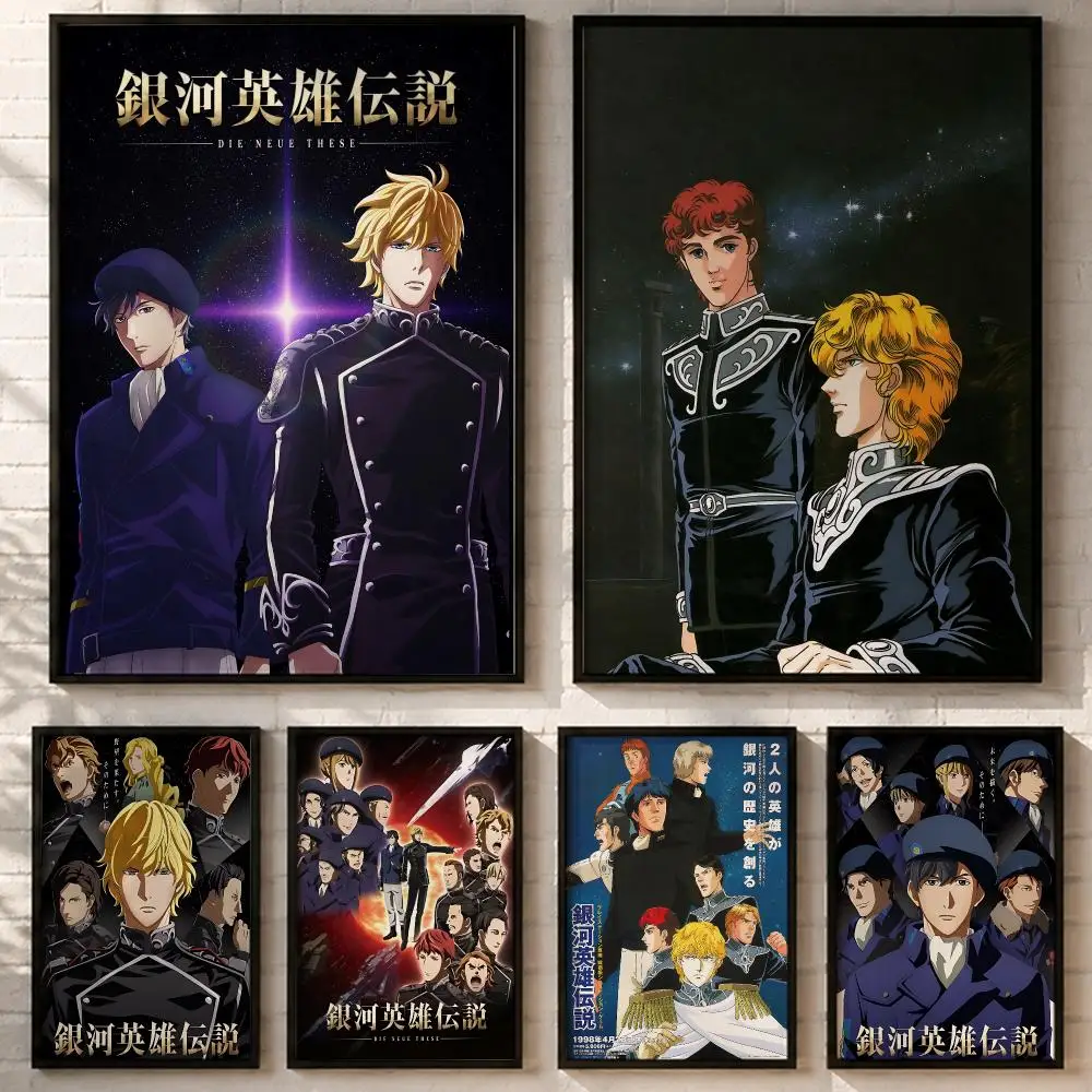 Legend of the Galactic Heroes: Die Neue These Poster HD poster wall art self-stick no-residue for home cafe office great gift